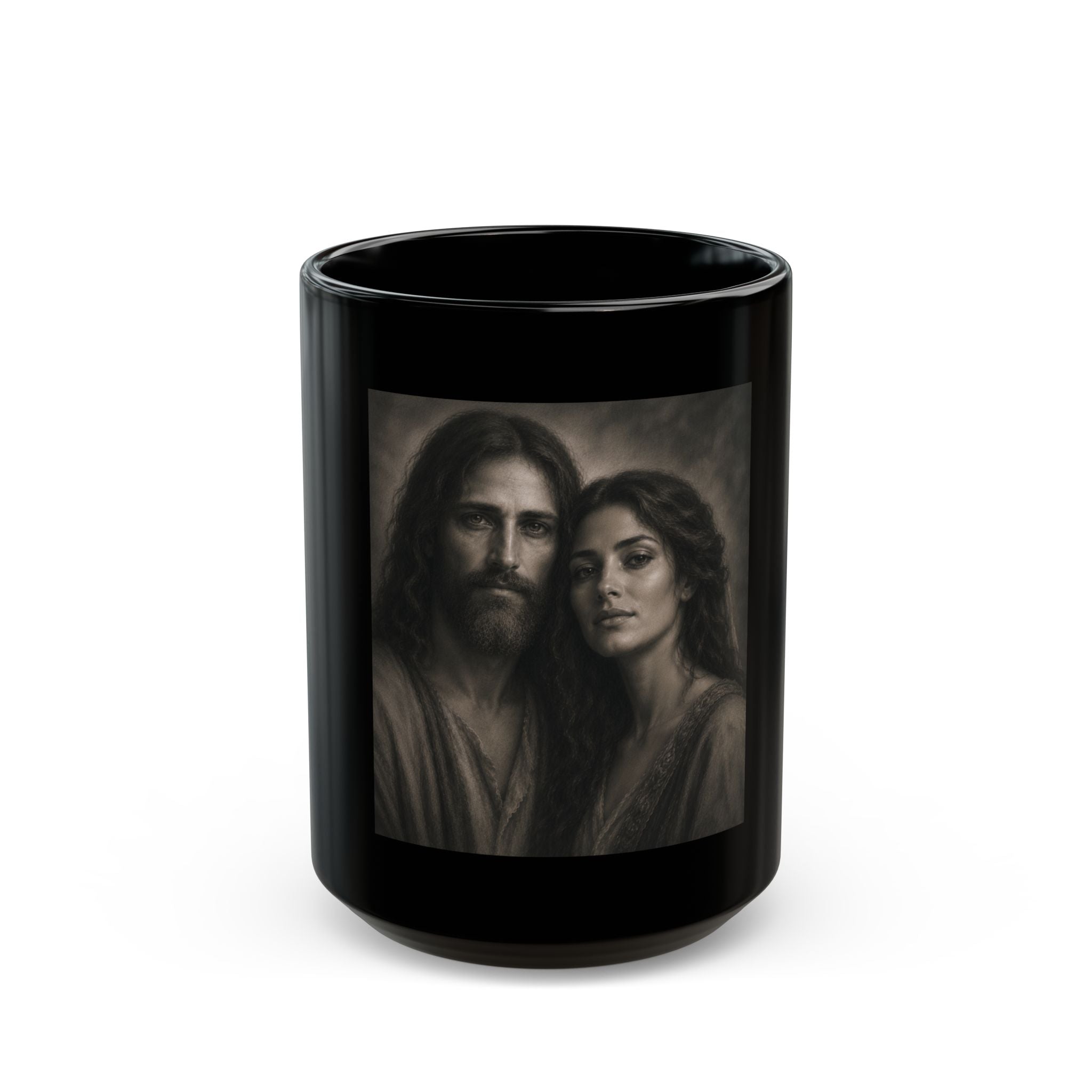 The Beloveds Mug | Black Ceramic Coffee Cup